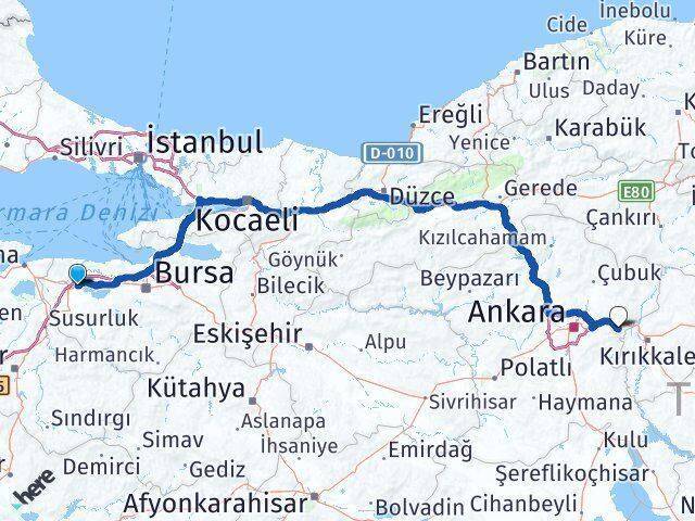 Uluabat Elmadağ Arası Kaç Km - Yol Tarifi