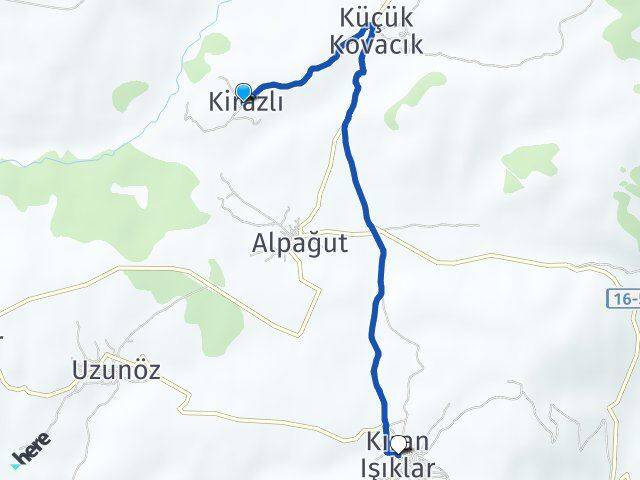 Kirazlı Kıran Işıklar Arası Kaç Km - Yol Tarifi