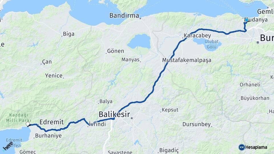 Göynüklü Akçay Arası Kaç Km - Yol Tarifi