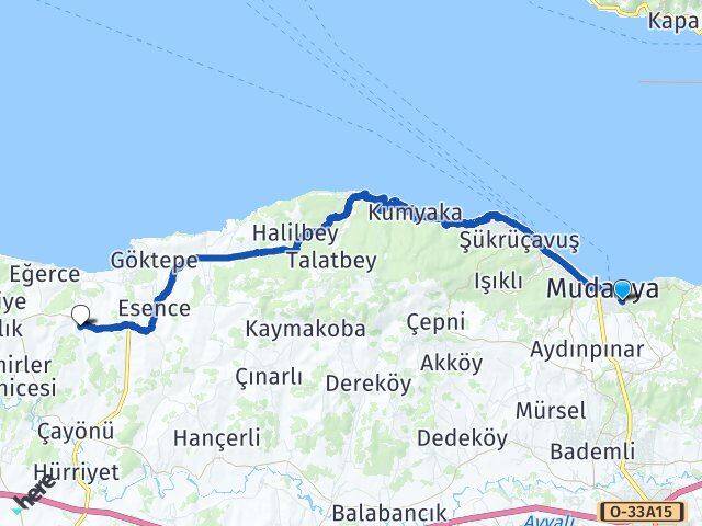 Güzelyalı Burgaz Söğütpınar Arası Kaç Km - Yol Tarifi