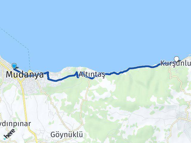 Güzelyalı Yalı Kurşunlu Arası Kaç Km - Yol Tarifi