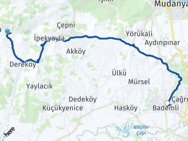 Mirzaoba Mudanya Arası Kaç Km - Yol Tarifi