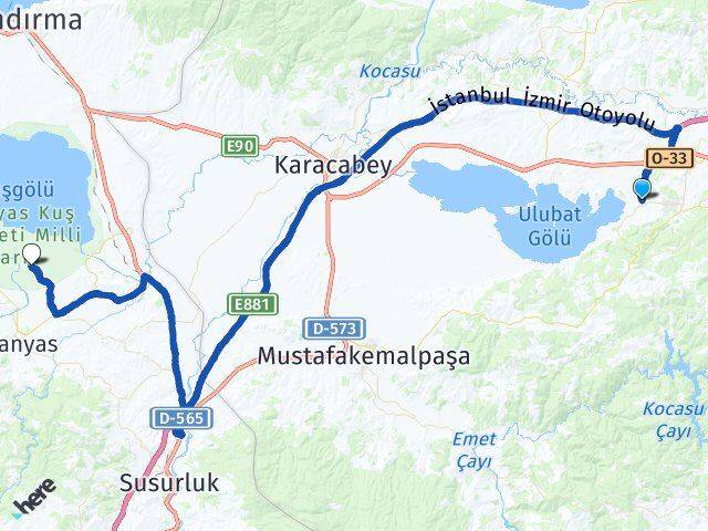 Akçalar Kızıksa Arası Kaç Km - Yol Tarifi