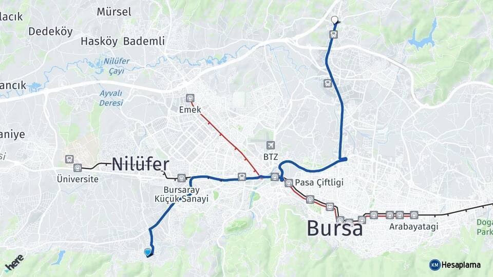 Çalı Ovaakça Arası Kaç Km - Yol Tarifi