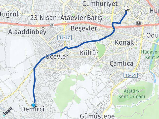Demirci İhsaniye Arası Kaç Km - Yol Tarifi