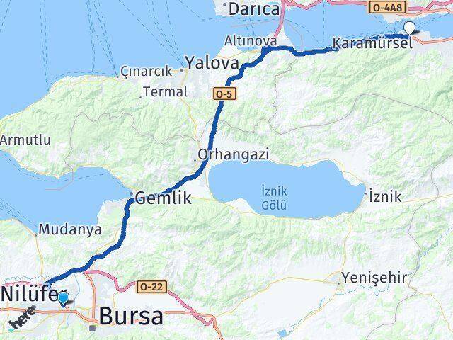 Esentepe Gölcük Arası Kaç Km - Yol Tarifi