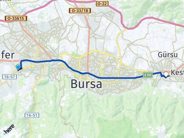 Üçevler Karapınar Arası Kaç Km - Yol Tarifi