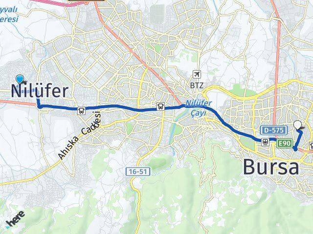 Yüzüncüyıl Gülbahçe Arası Kaç Km - Yol Tarifi