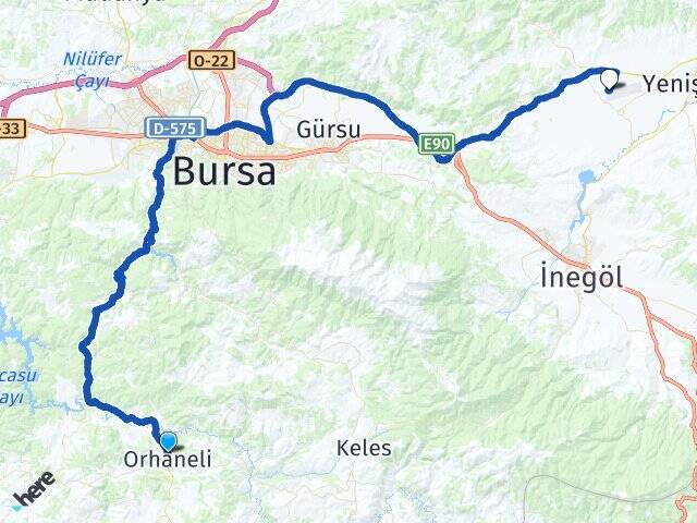 Gazipaşa Yenişehir Havalimanı Arası Kaç Km - Yol Tarifi