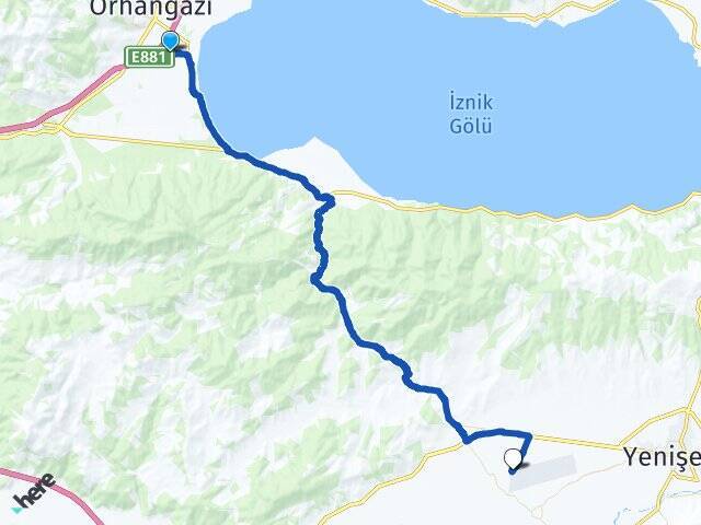 Örnekköy Yenişehir Havalimanı Arası Kaç Km - Yol Tarifi