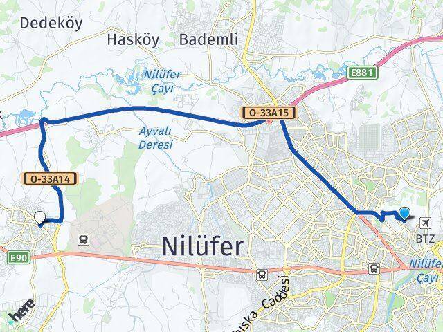 Adalet Görükle Arası Kaç Km - Yol Tarifi