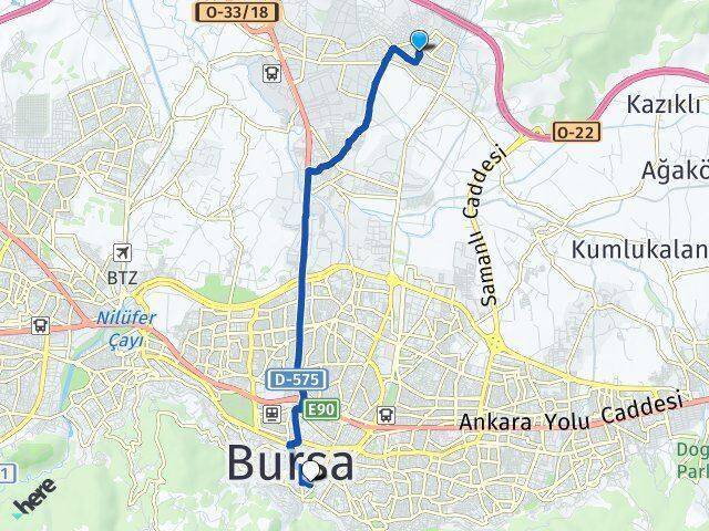 Demirtaş Cumhuriyet İbrahimpaşa Arası Kaç Km - Yol Tarifi