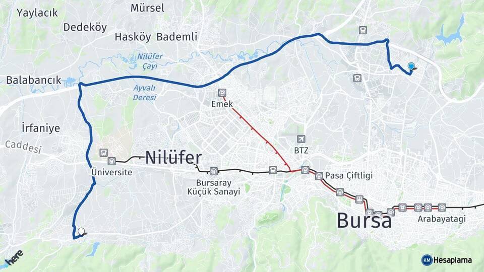 Demirtaş Cumhuriyet Kayapa Arası Kaç Km - Yol Tarifi