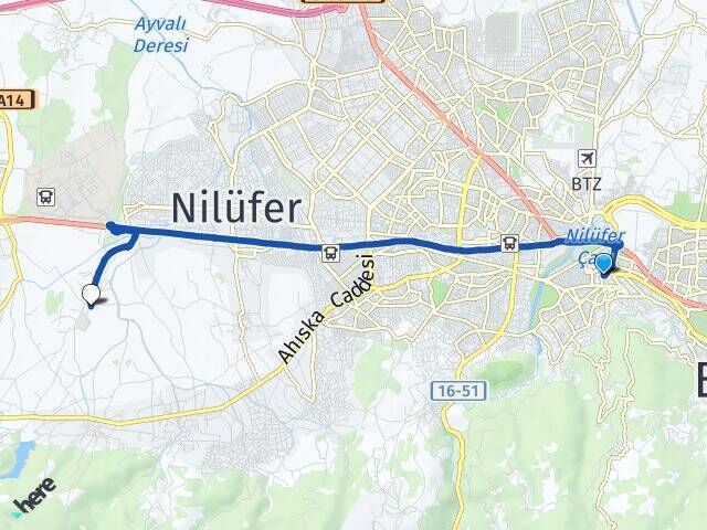 Dikkaldırım Ürünlü Arası Kaç Km - Yol Tarifi