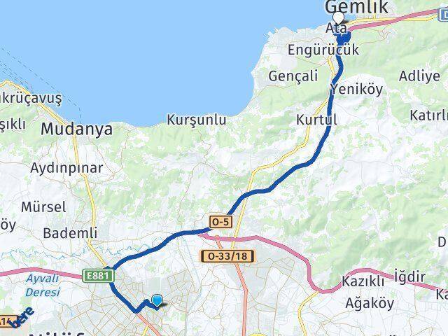 Hamitler Ata Arası Kaç Km - Yol Tarifi