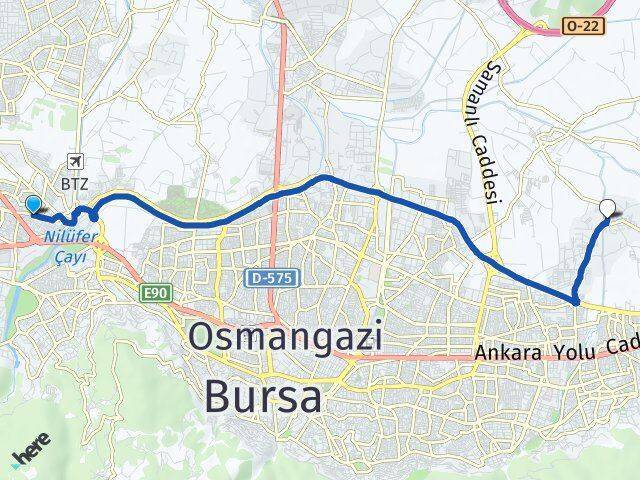 Hürriyet Yıldırım Arası Kaç Km - Yol Tarifi