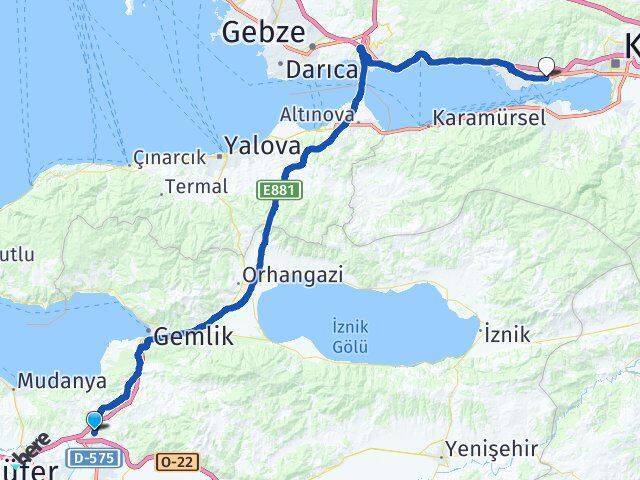 Ovaakça Derince Arası Kaç Km - Yol Tarifi