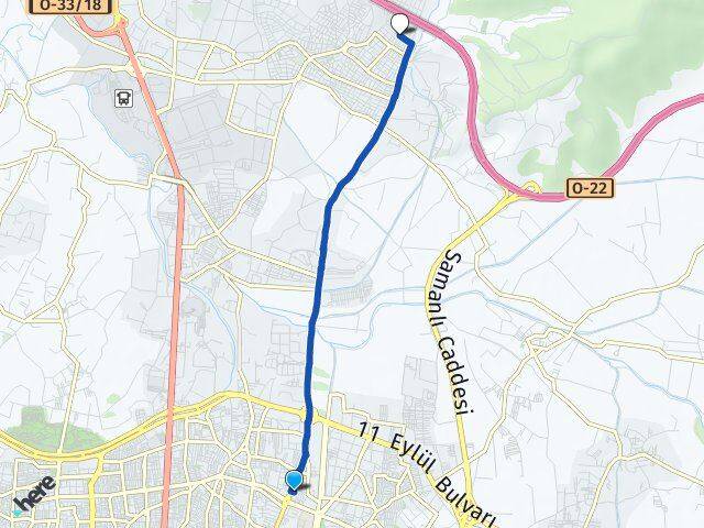 Veysel Karani Demirtaş Barbaros Arası Kaç Km - Yol Tarifi