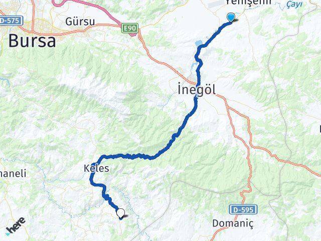 Söylemiş Harmancık Demirci Arası Kaç Km - Yol Tarifi