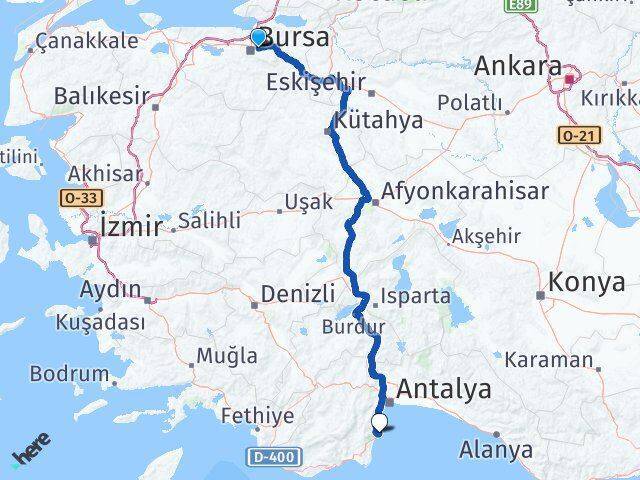Erikli Kiriş Arası Kaç Km - Yol Tarifi