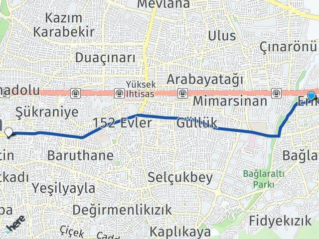 Erikli Sinandede Arası Kaç Km - Yol Tarifi