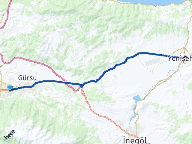 Erikli Yenişehir Arası Kaç Km - Yol Tarifi