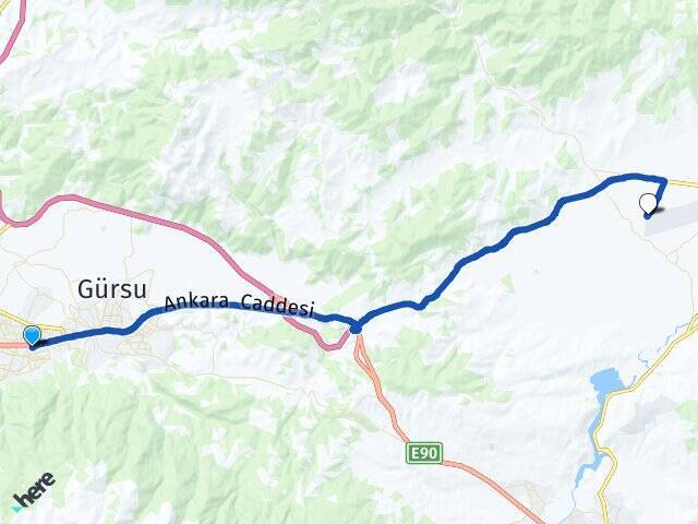 Erikli Yenişehir Havalimanı Arası Kaç Km - Yol Tarifi