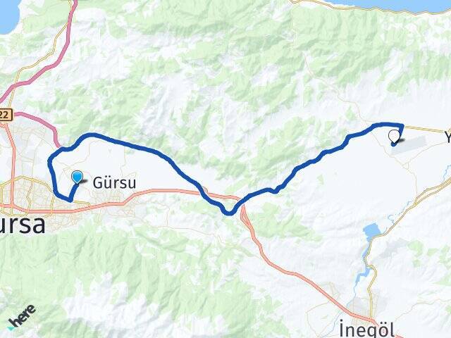Vakıf Yenişehir Havalimanı Arası Kaç Km - Yol Tarifi