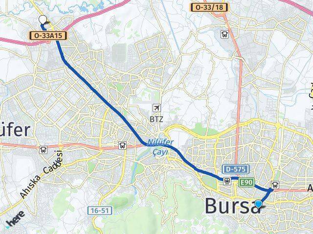 Yeşil Ahmet Yesevi Arası Kaç Km - Yol Tarifi