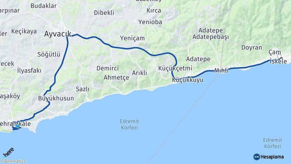 Behram Altınoluk Arası Kaç Km - Yol Tarifi