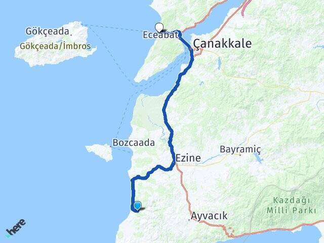 Kösedere Kabatepe Feribot Terminali Arası Kaç Km - Yol Tarifi