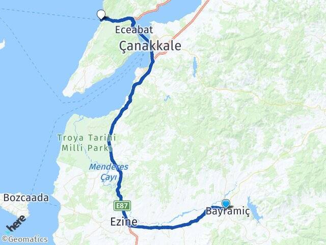 Camicedit Kabatepe Feribot Terminali Arası Kaç Km - Yol Tarifi