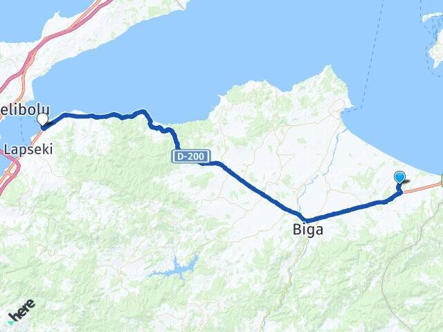 Gerlengeç Çardak Feribot Terminali Arası Kaç Km - Yol Tarifi