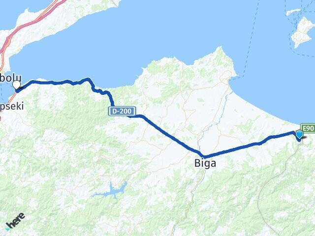 Kepekli Çardak Feribot Terminali Arası Kaç Km - Yol Tarifi
