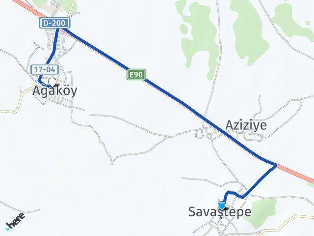 Savaştepe Ağaköy Arası Kaç Km - Yol Tarifi