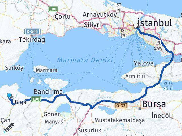 Yeniçiftlik İstanbul Arası Kaç Km - Yol Tarifi