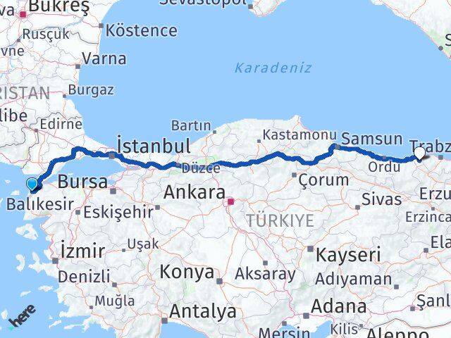 Çanakkale Çanakçı Arası Kaç Km - Yol Tarifi