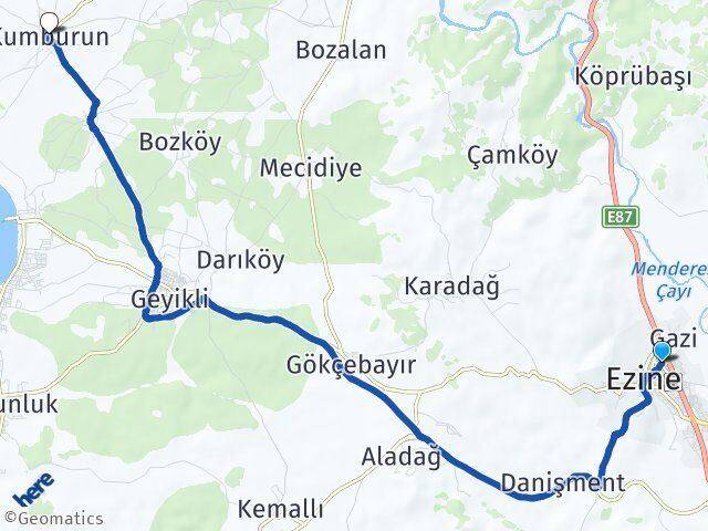 Seferşah Kumburun Arası Kaç Km - Yol Tarifi