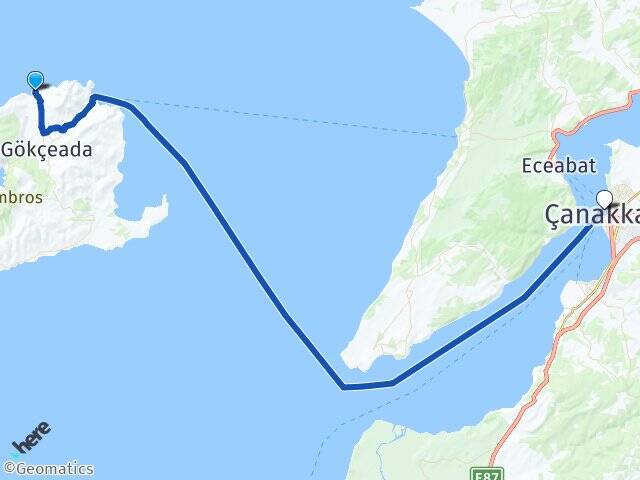 Kaleköy Çanakkale Feribot İskelesi Arası Kaç Km - Yol Tarifi