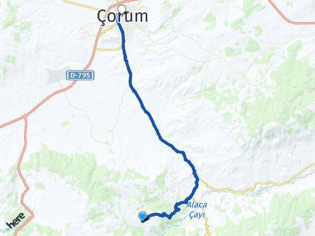 Gökköy Çorum Arası Kaç Km - Yol Tarifi