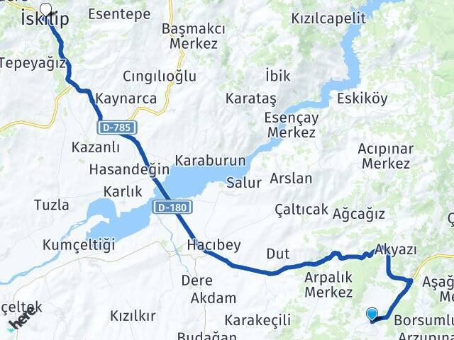 Seydim İskilip Arası Kaç Km - Yol Tarifi