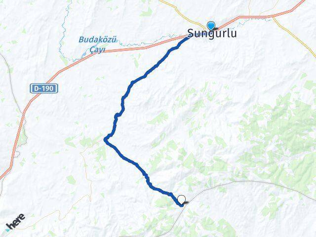 Çorum Sungurlu Bunalan Sungurlu Arası Kaç Km - Yol Haritası
