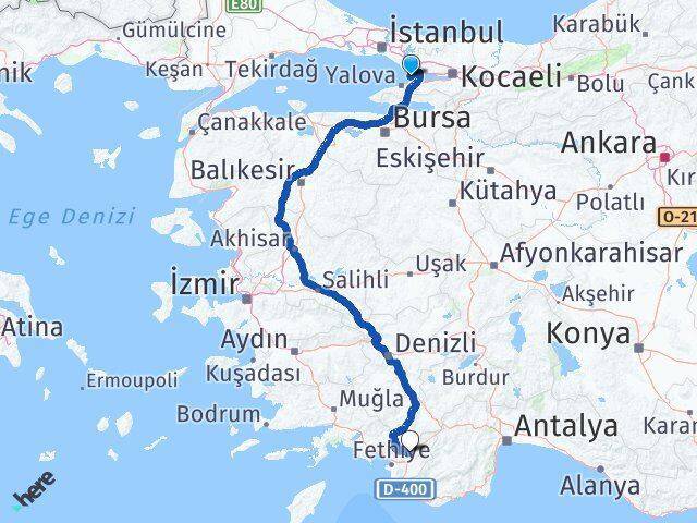 Darıca Vapur İskelesi Ören Arası Kaç Km - Yol Tarifi