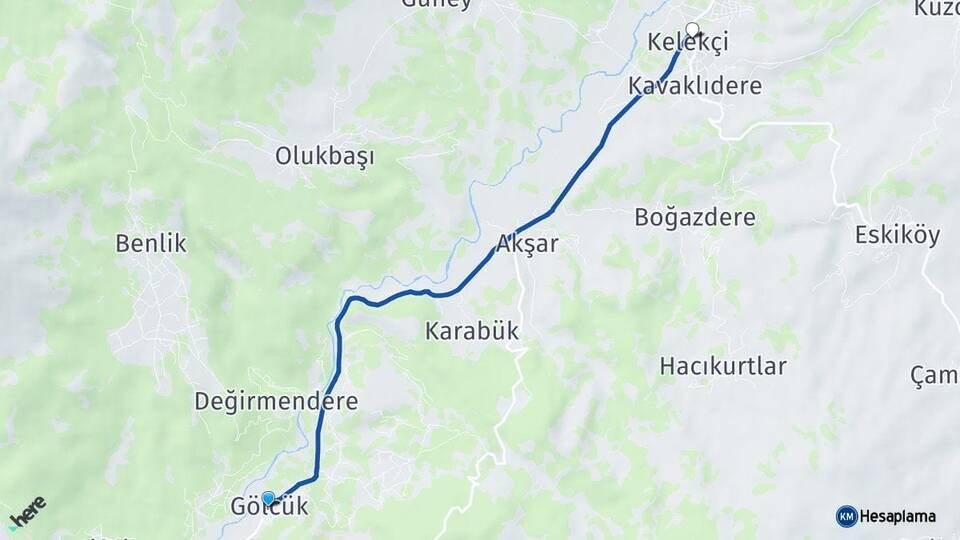 Gölcük Kelekçi Arası Kaç Km - Yol Tarifi