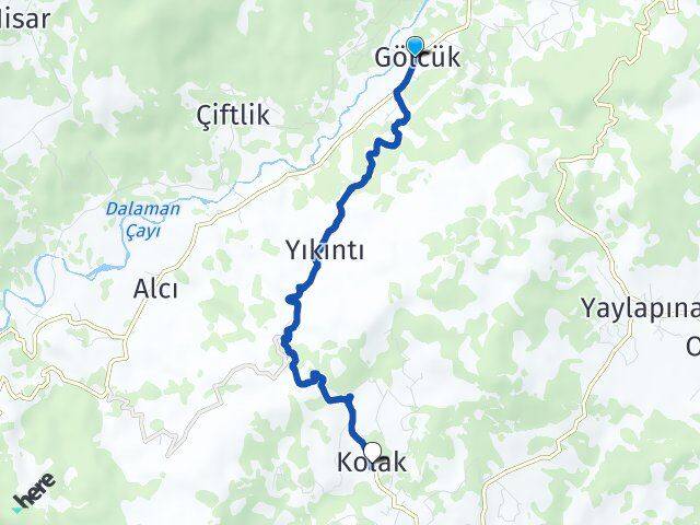 Gölcük Kolak Arası Kaç Km - Yol Tarifi
