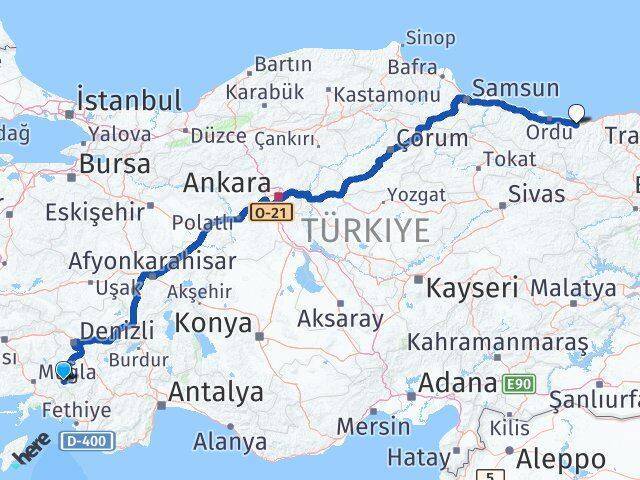 Beyağaç Giresun Arası Kaç Km - Yol Tarifi