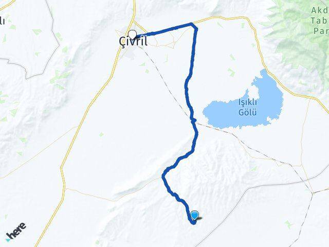 Bozdağ Çivril Arası Kaç Km - Yol Tarifi