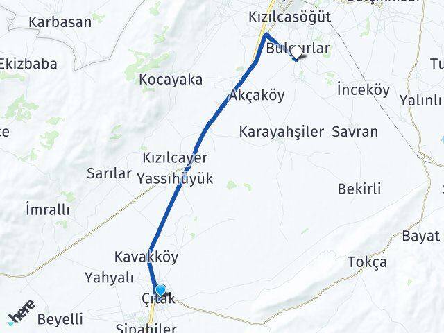 Çıtak Şenköy Arası Kaç Km - Yol Tarifi