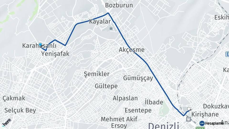 Karahasanlı Sümer Arası Kaç Km - Yol Tarifi