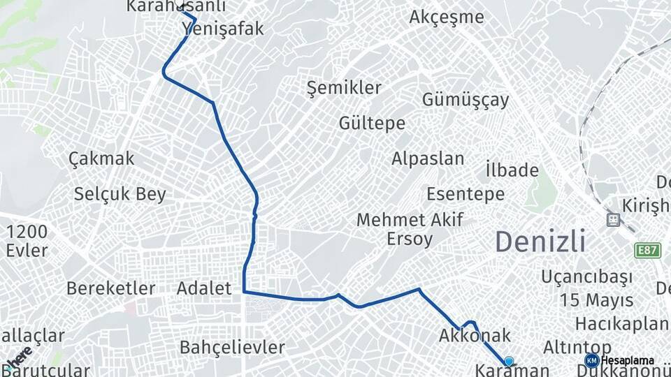 Karaman Karahasanlı Arası Kaç Km - Yol Tarifi